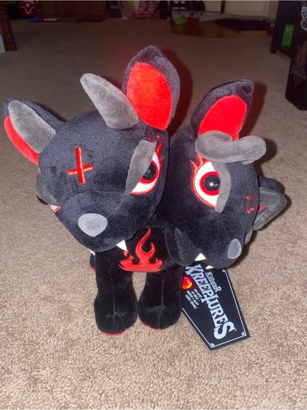 NWT Killstar Kreeptures Hellhound plush